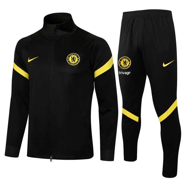 Chandal Chelsea 2022 Negro Amarillo